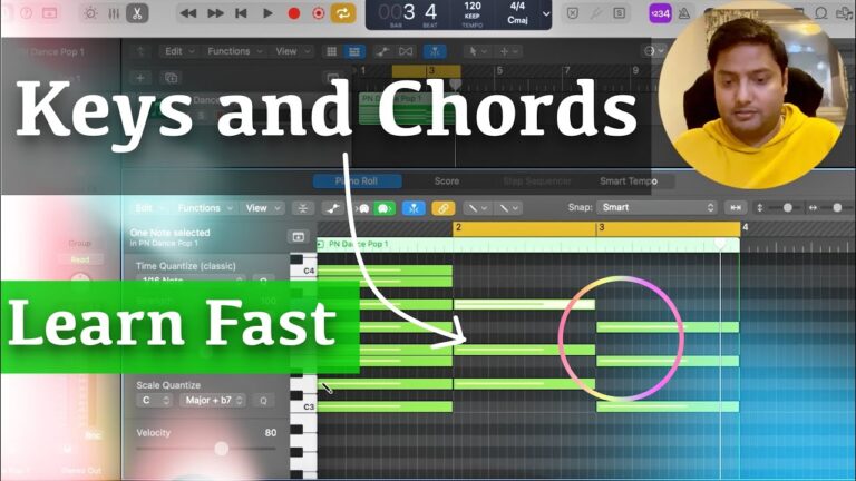 Learn Keys, Chords and Scales Fast | How to Make Music in Logic Pro | Music Theory for Beginners
